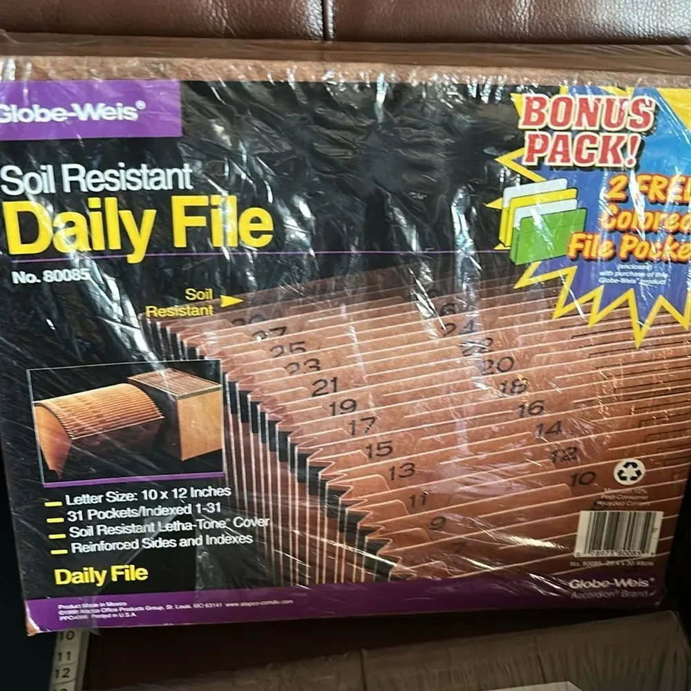 Brown Daily File and‎ XtraLife Monthly File Set